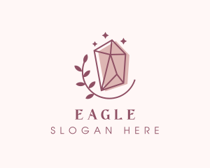 Upscale Leaf Crystal Logo