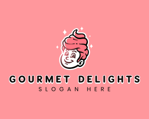 Sweet Ice Cream Boy logo design