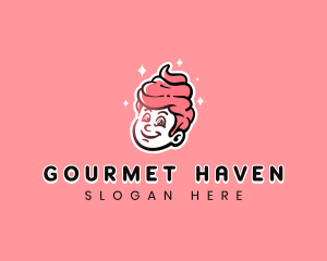 Sweet Ice Cream Boy logo design