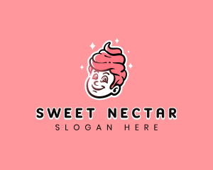 Sweet Ice Cream Boy logo design