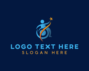 Therapy - Medical Wheelchair Therapy logo design