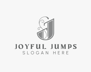 Styling Decor Boutique Letter J logo design