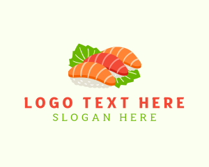 Sushi - Sashimi Asian Food logo design