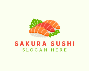 Sashimi Asian Food logo design