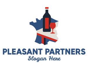 Nice - French Wine Tasting logo design