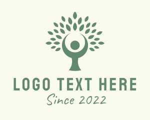 Family - Environmentalist Human Tree logo design