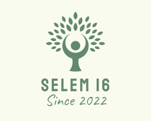 Community - Environmentalist Human Tree logo design
