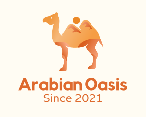 Arabian - Desert Dunes Camel logo design