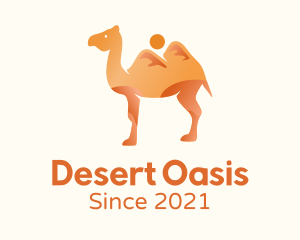 Camel - Desert Dunes Camel logo design