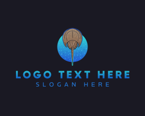 Horseshoe Crab - Sea Horseshoe Crab logo design