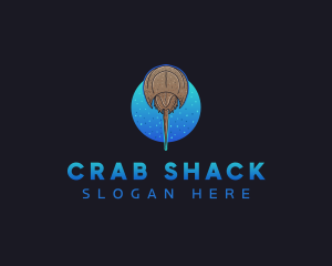 Sea Horseshoe Crab logo design