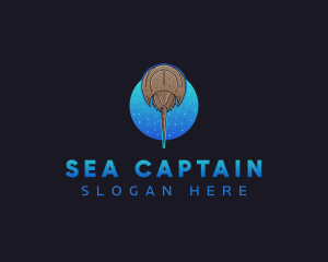 Sea Horseshoe Crab logo design