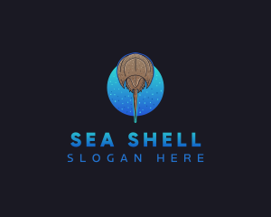 Sea Horseshoe Crab logo design