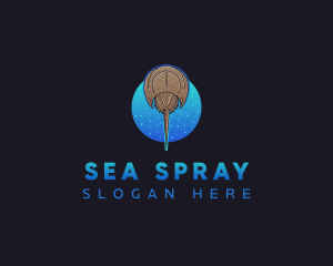 Sea Horseshoe Crab logo design