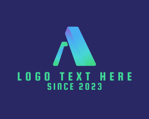 Modern - Gradient Modern Letter A logo design