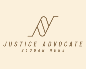 Prosecutor - Legal Firm Letter N logo design