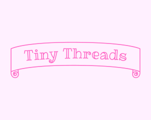 Pink Girly Banner logo design