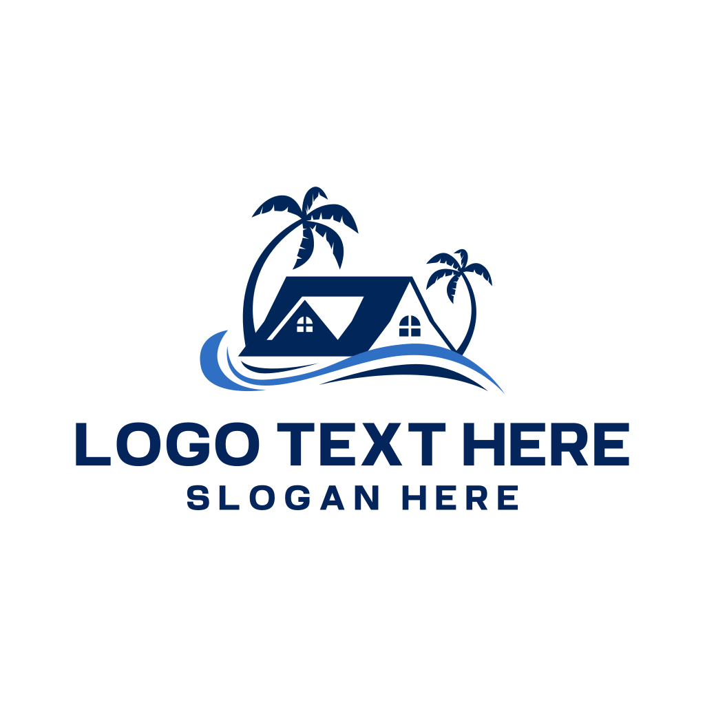 Beach House Holiday Logo | BrandCrowd Logo Maker