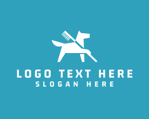 Dog - Hound Dog Grooming logo design