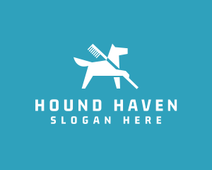 Hound - Hound Dog Grooming logo design