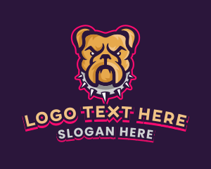 Mascot - Bulldog Collar Gaming logo design