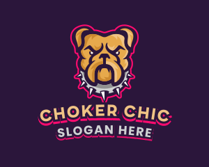 Choker - Bulldog Collar Gaming logo design