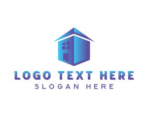 Roofing - Realty House Builder logo design