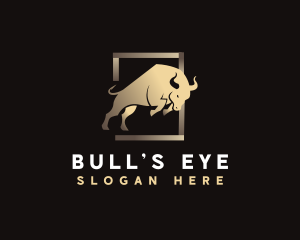 Premium Bull Animal logo design