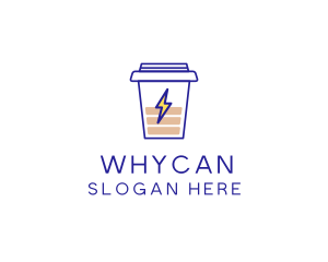 Charging - Coffee Cup Charger logo design