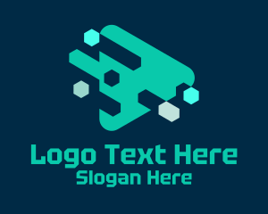 Pixel Play Button  Logo