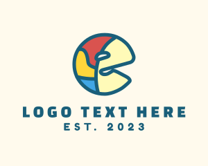 Comedy - Colorful Letter E logo design