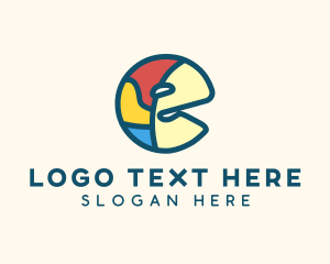 Comedy - Colorful Letter E logo design