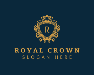 Crown Shield Hotel logo design