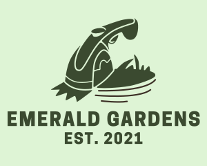 Electric Garden Grass Shears logo design