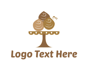 Fast Food - Chocolate Muffin Dessert logo design