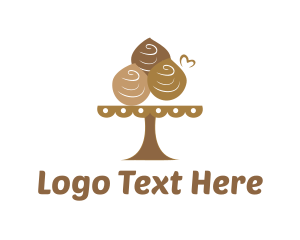 Chocolate - Chocolate Muffin Dessert logo design