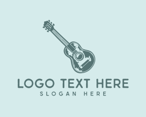 String Instrument - Acoustic Music Performer logo design