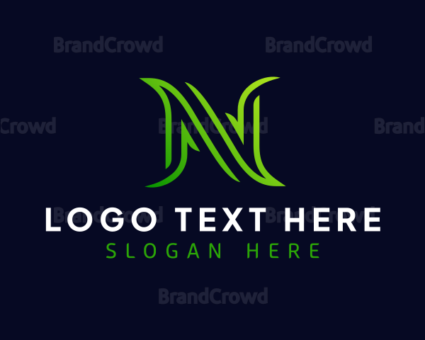 Creative Business Letter N Logo