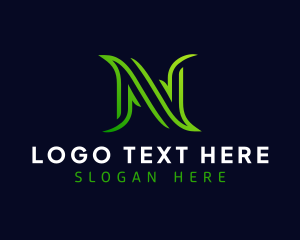 Multimedia - Creative Business Letter N logo design