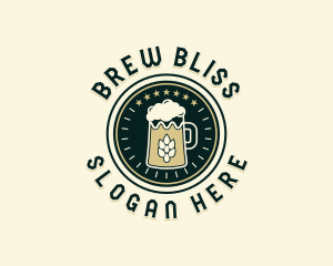 Craft Beer Brewing logo design