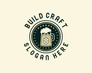 Craft Beer Brewing logo design