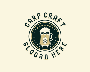 Craft Beer Brewing logo design