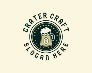 Craft Beer Brewing logo design