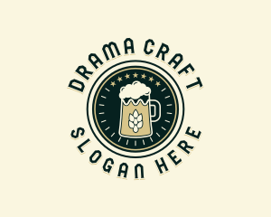 Craft Beer Brewing logo design