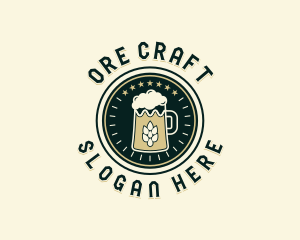 Craft Beer Brewing logo design