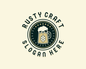 Craft Beer Brewing logo design