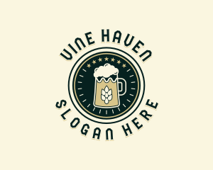 Craft Beer Brewing logo design