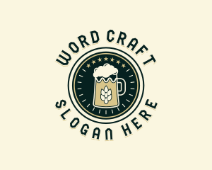 Craft Beer Brewing logo design