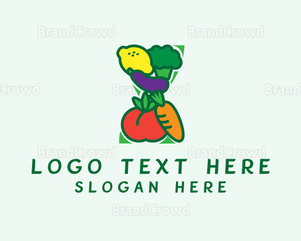 Organic Fruit Veggies Logo