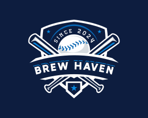 Sport Baseball Shield logo design